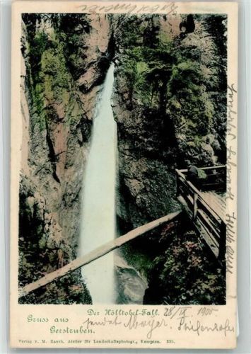 Gerstruben 1900 Hölltobel-Fall