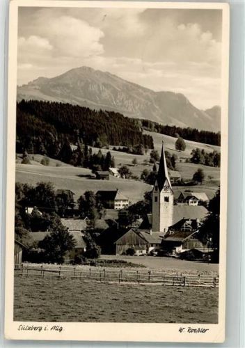 Sulzberg Foto Roeßler, W. Kirche Notopfermarke Berlin