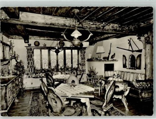 Dreis Hotel Beim Holzschnitzer Gaststube Fotograf Nieder