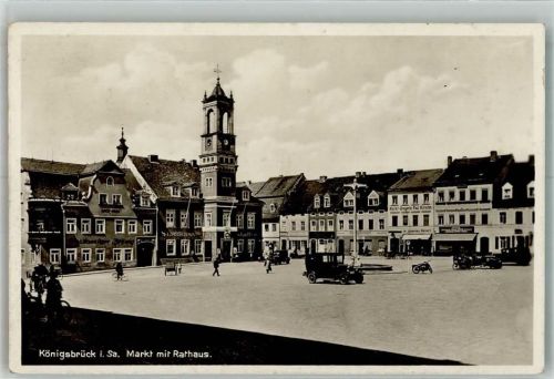 Königsbrück Markt Rathaus