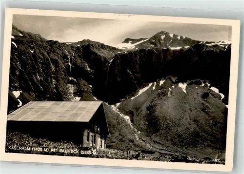 Käseralm 1941 Foto AK Hüttenstempel