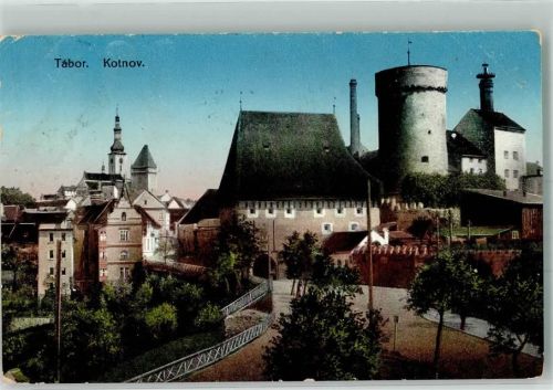 Tábor 1915 Kirche Aussichtsturm