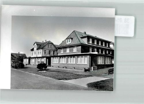 Langeoog Pension Meyer Foto Original aus Archiv eines Ansichtskartenverlages