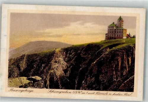 Petersdorf Piechowice Foto AK Gasthaus Schneegruben- Baude