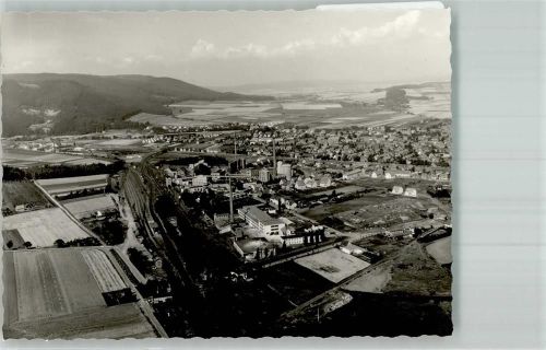 Langelsheim Fliegeraufnahme Foto Original aus Archiv eines Ansichtskartenverlages