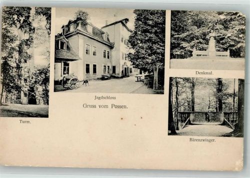 Possen Gasthaus Jagdschloss Possenturm und Bärenzwinger