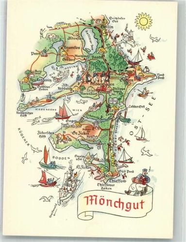 Mönchgut Landkarte