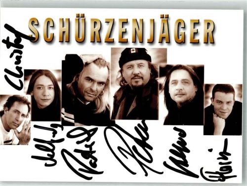 Schürzenjäger Autogrammkarte