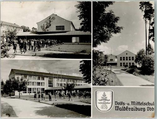 Waldkraiburg 1961 Volks- und Mittelschule