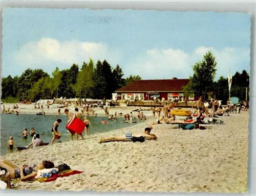 Meißendorf 1970 Schwimmbad Gasthaus See-Hütte