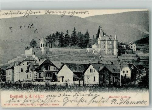 Haardt 1904 Haardter Schloß Fotograf Alfred Klein