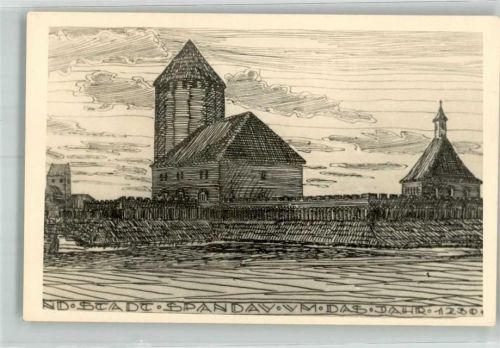 Spandau Burg um 1230