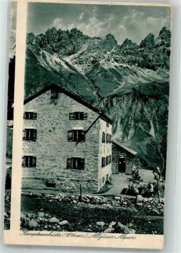 Kemptner Hütte Almhütte in den Allgäuer Alpen Fotograf Pfleghaar Hüttenstempel