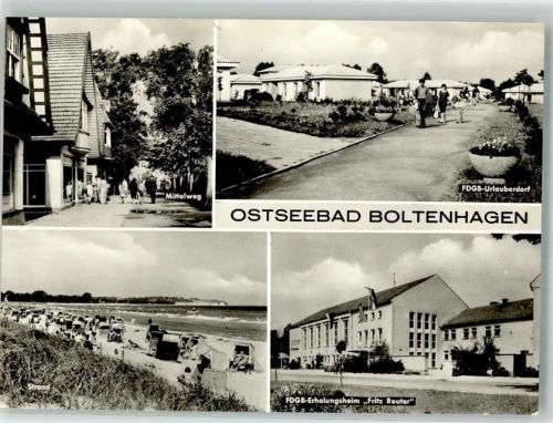 17498 O2201 Boltenhagen b Greifswald - Heim Fritz Reuter Mittelweg