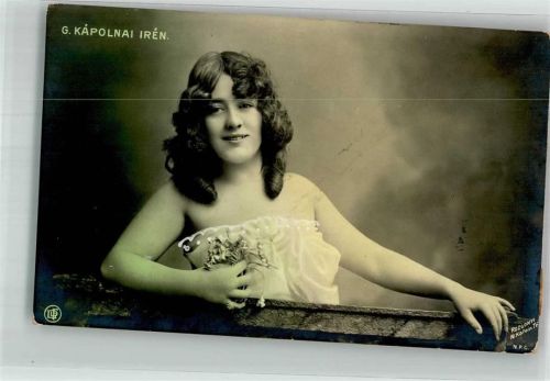 1905 Portrait der ungarischen Schauspielerin Iren Kapolnai