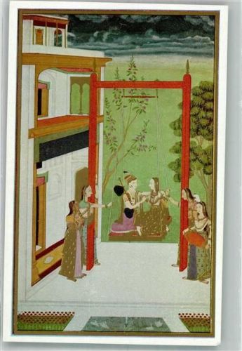Calcutta sign. Ragini, Hindola Jaipur Schule im 18. Jahrhundert im Indian Museum