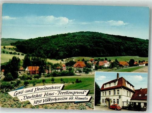 Völkerhausen Gasthaus Pension Deutsches Haus Forellengrund VW Käfer
