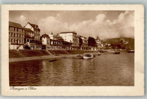 Remagen 1929 Hotel Fürstenberg