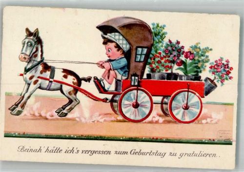Geburtstag Pferdekutsche