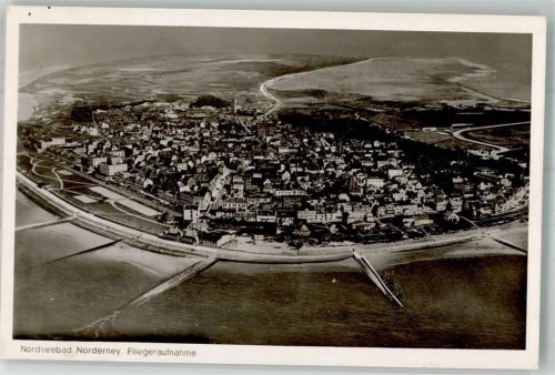 Norderney 1950 Fliegeraufnahme