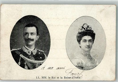 I.L. MM. le Roi et la Reine d`Italie Collection du Petitt Parisien No. 13