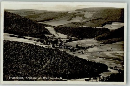 Bruchhausen 1936 Panorama des Ortes