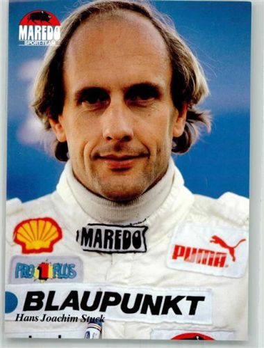 Hans Joachim Stuck Weltmeister Porsche Werksfahrer Werbung Maredo