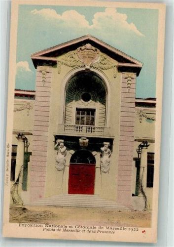 Marseille 1922 Palais von Marseille und der Provence Architekt Bentz Exposition Nationale et Coloniale Fotograf Detaille