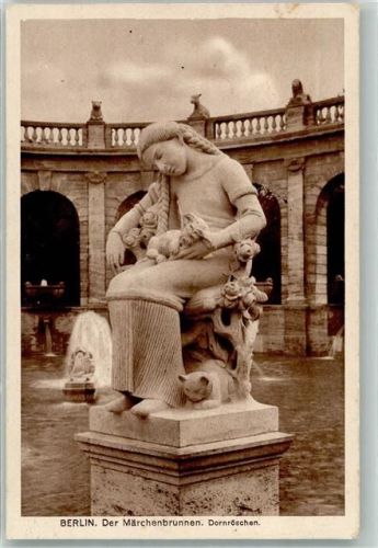 Friedrichshain 1913 Der Märchenbrunnen Dornröschen