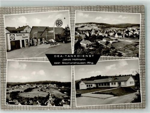 Stephanshausen DEA Tankstelle Oberbachstraße 18 und Freiwillige Feuerwehr Fotograf Otto Meckel