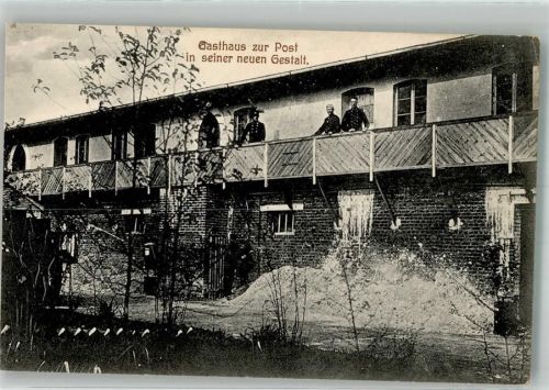 Postkraftwagenpark 7 auf der Ferme de l'Esperence Nordfrankreich WK I