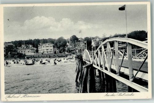 Bansin Dorf Seebrücke