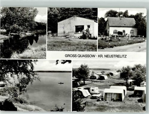 Groß Quassow Campingplatz Kanulager Dorfplatz
