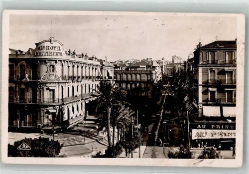 Oran 1937 Hotel Continental Geschäft Boulevard Georges Clémenceau