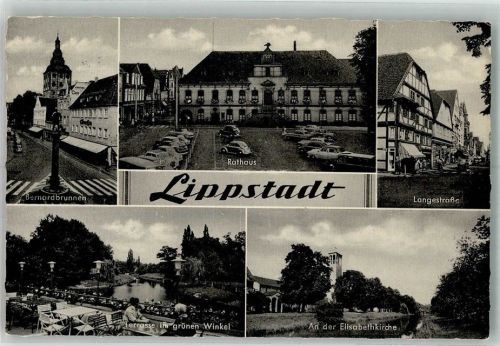 Lippstadt Rathaus Langestrasse Bernardbrunnen
