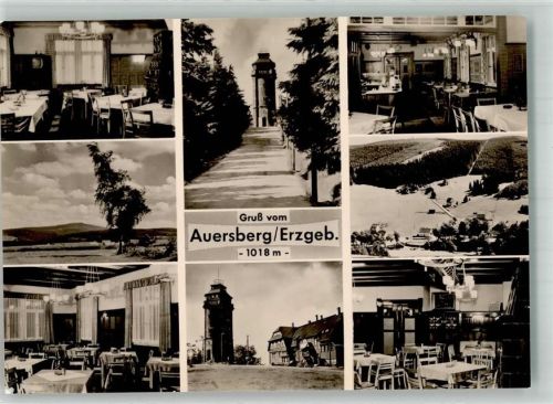 Eibenstock Auersberg Bismarckturm Gasthaus Auersberg Haus VEB Bild und Heimat
