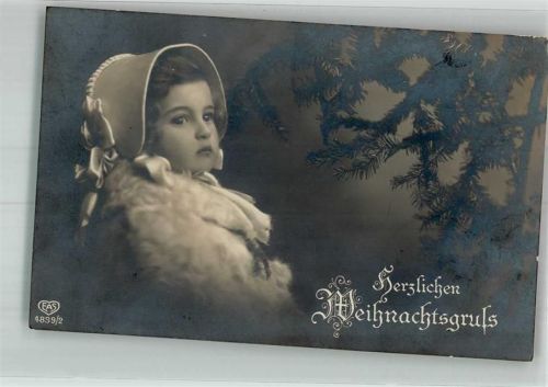 1920 Weihnachten Kind 4839/2