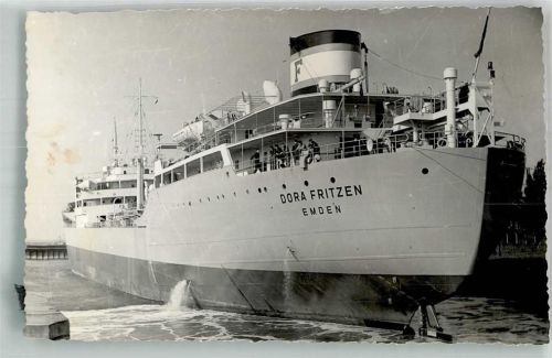 Emden Dampfer Dora Fritzen Privatfoto AK