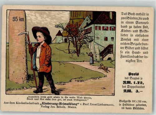 Kinderliederbuch Kindersang-Heimatklang von Prof. Ernst Liebermann