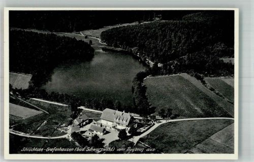 Grafenhausen Fliegeraufnahme vom Schlüchtsee