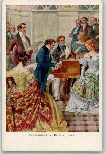 Schubertabend bei Ritter von Spann Klavier W.R.B. & Co. Serie 22-167
