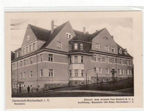 Reichenbach mit Blick auf den Rosenplatz ungelaufen Gute Erhaltung.