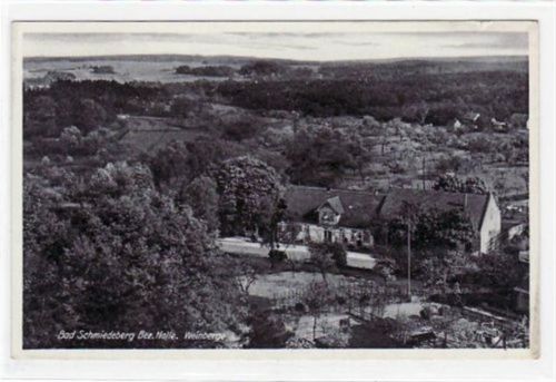 Bad Schmiedeberg Bad Schmiedeberg mit Partie in den Weinbergen gelaufen von 1938 kleiner Riß am Rand oben rechts, sonst gut erhalten.