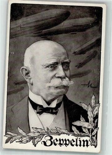 Graf v. Zeppelin Luftflottenverein Künstlerkarte