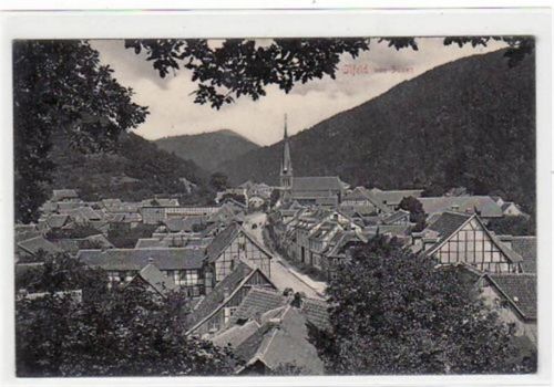 Ilfeld Gesamtansicht von Süden ungelaufen Gute Erhaltung.