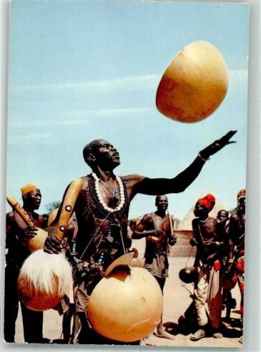 Luanda 1967 Tracht Tanz Nachsendung Liftpost