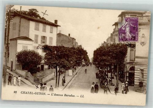 Chatel-Guyon L´Avenue Baraduc Briefmarke bildseritig