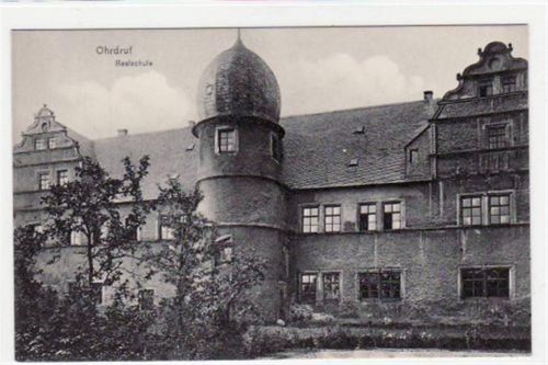 Ohrdruf Ohrdruf. Realschule ungelaufen Top Erhaltung.