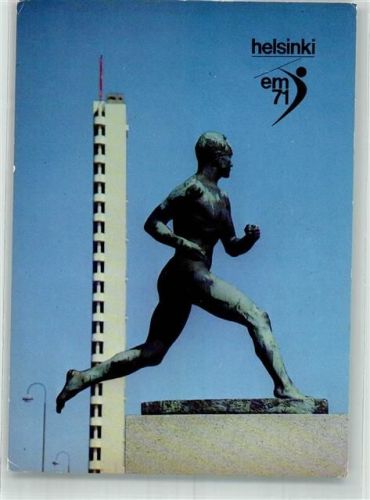 Helsinki Denkmal Nurmi Stadion EM 1971