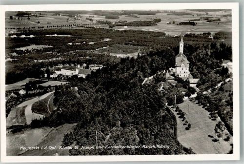 Neumarkt 1940 Fliegeraufnahme vom Kloster St. Joseph und Karmelitenkloster Mariahilfsberg